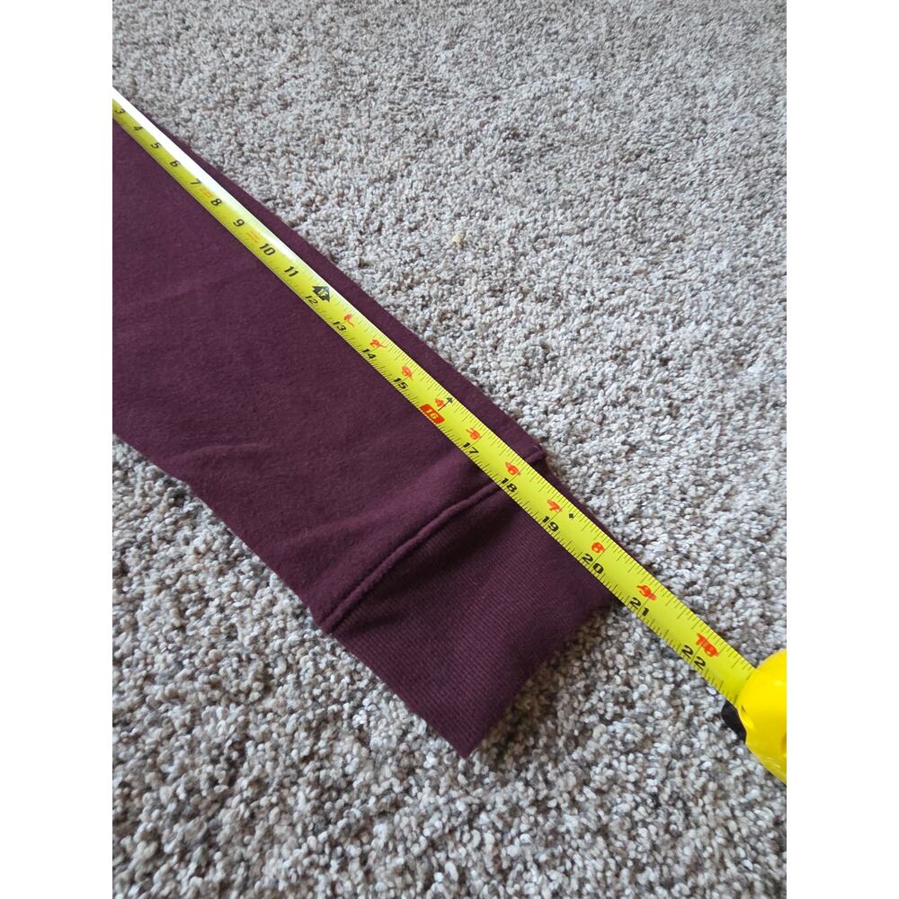 Xersion Burgundy Maroon Cropped Fleece Pullover Hoodie - Women's Regular XXL - Picture 6 of 8